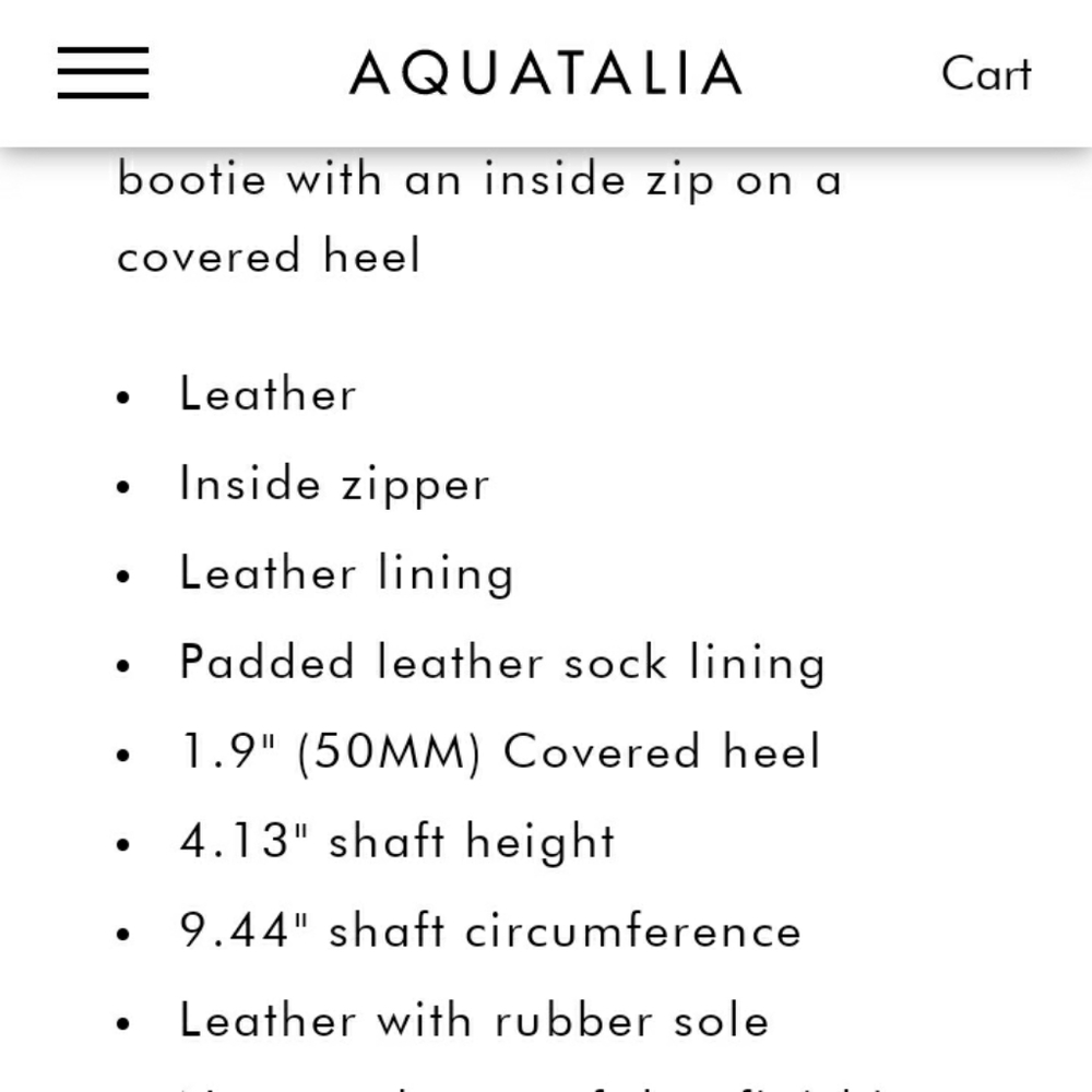 Aquatalia Marilisa Haircalf Bootie - Picture 8 of 12